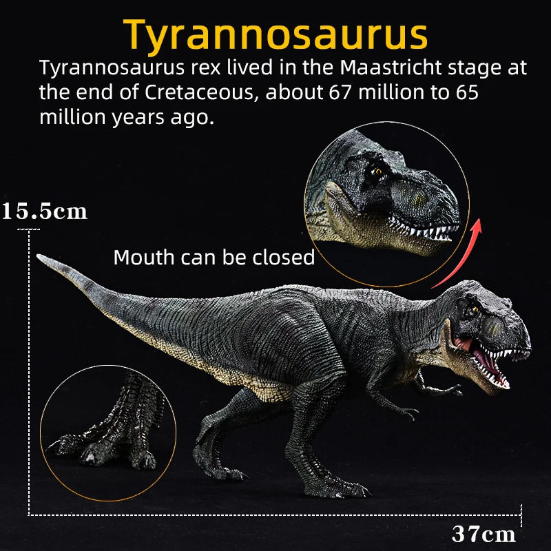 Prehistoric Jurassic Dinosaurs Indominus Rex Spinosaurus Action Figures Simulation Solid PVC Toy for Kids Animal Model